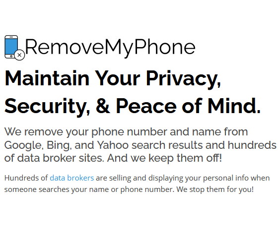 RemoveMyPhone Introduces a New Service to Fight Back Against Hundreds of Data Broker Sites That Expose Your Personal Information.